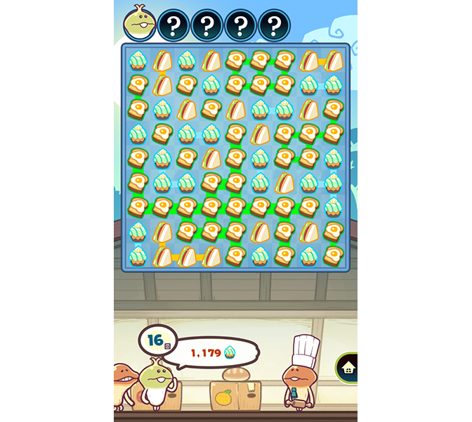 「なめこ」の借金返済パズルゲーム