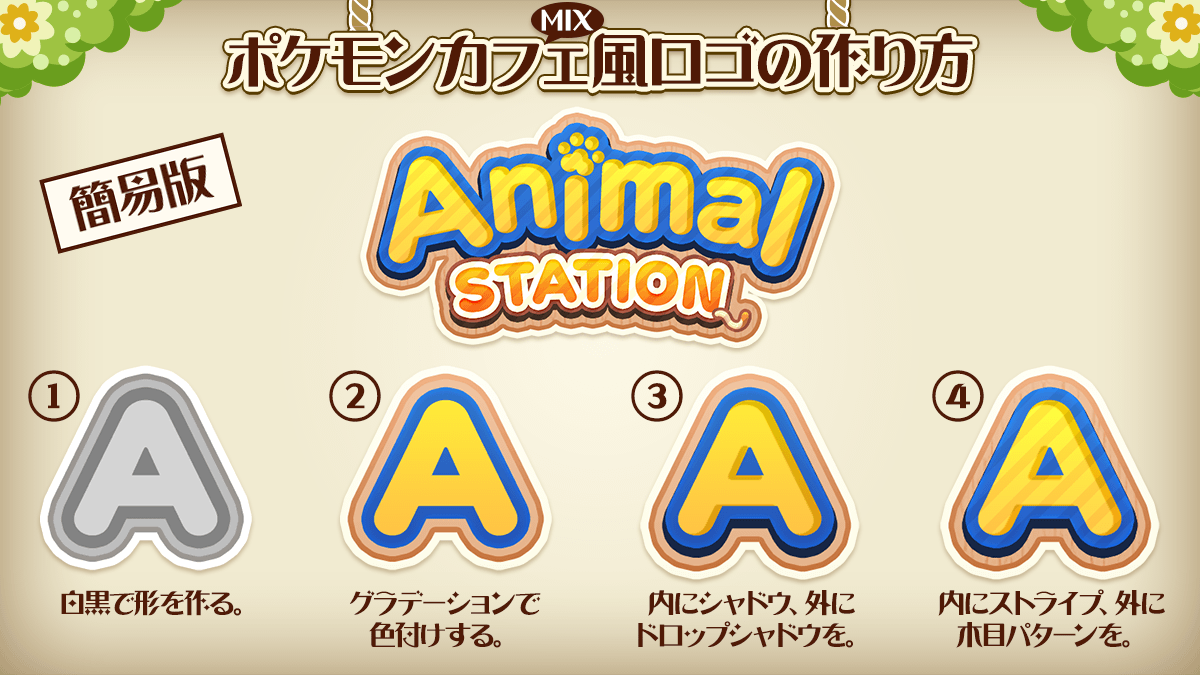 ゲームui素材の作り方まとめ 年6月後半 はなさくっと